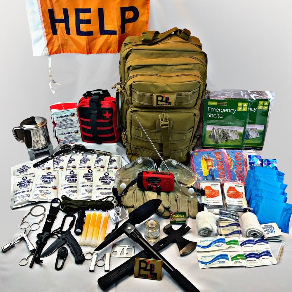 Two Person 72h Emergency Survival Pack